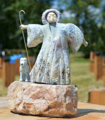 Arlist Newcomb "Guarding the Flock"