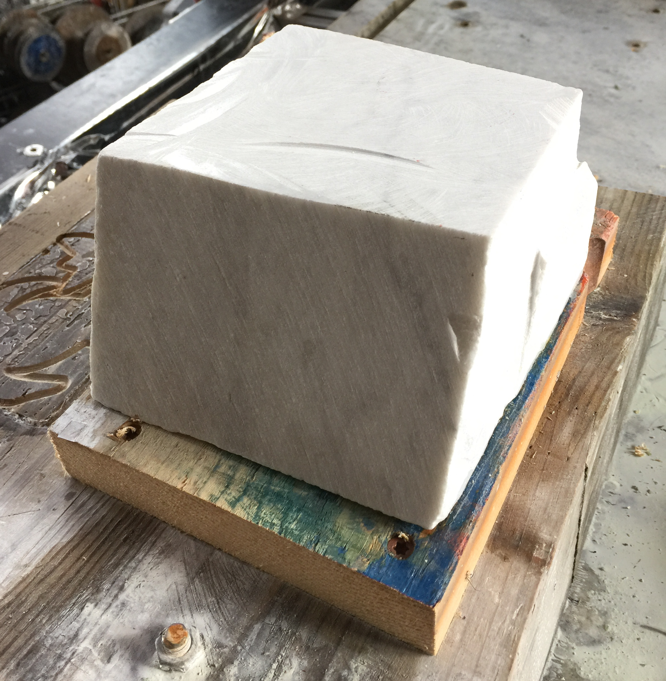 Kitty marble mounted
